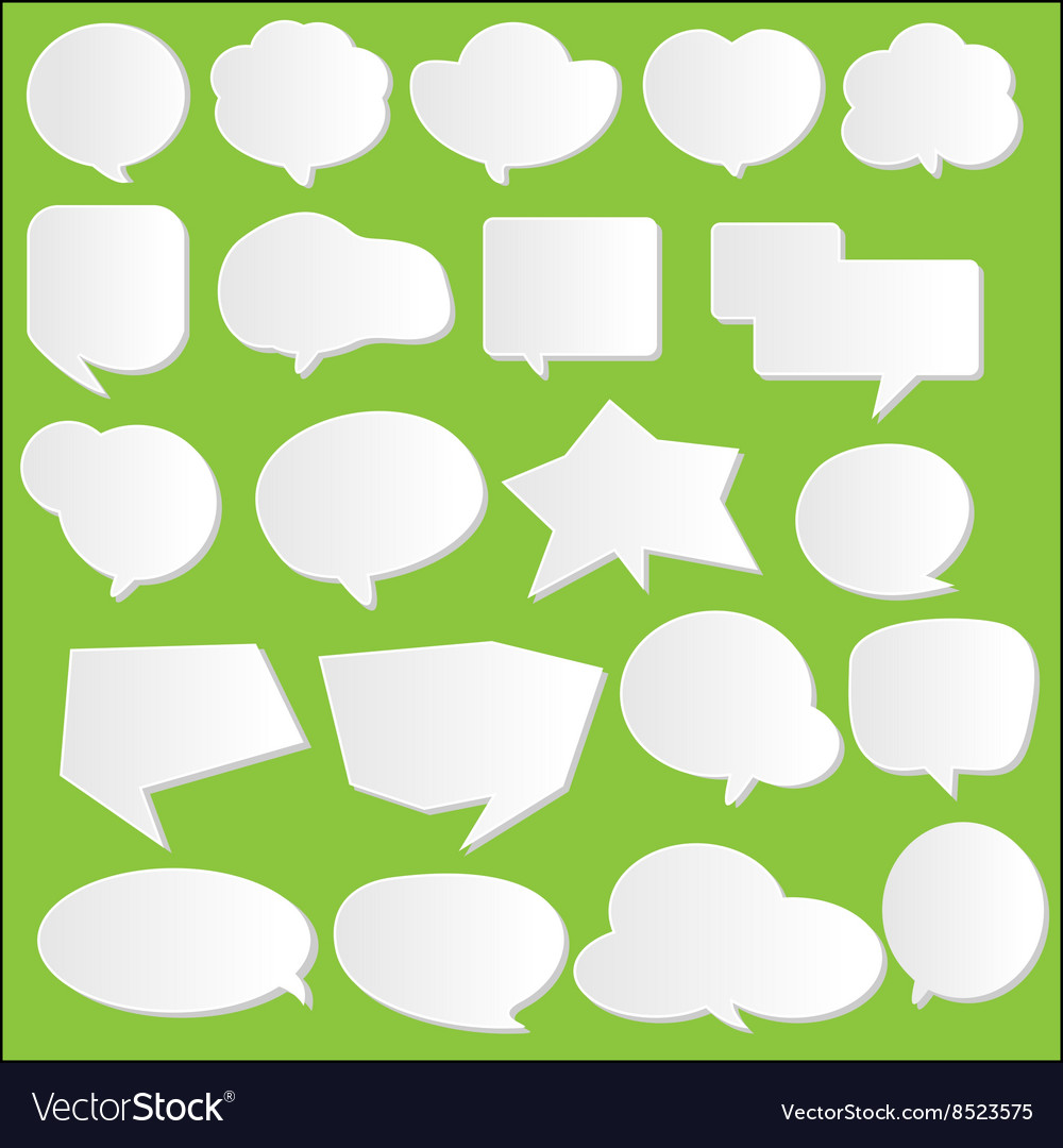 Paper communication bubbles