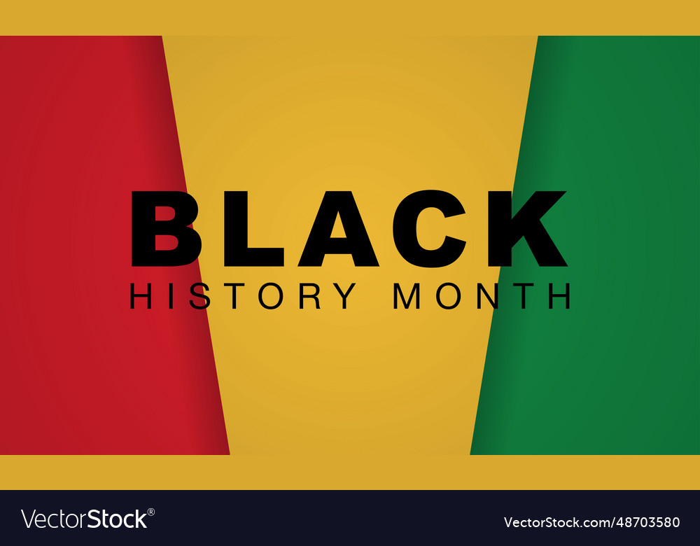 Black history month african american Royalty Free Vector