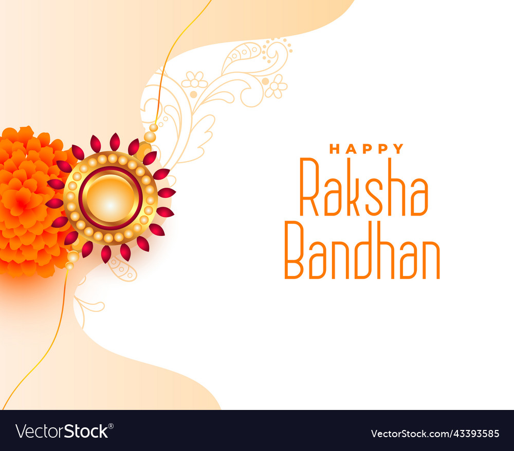 Decorative raksha bandhan festival traditional