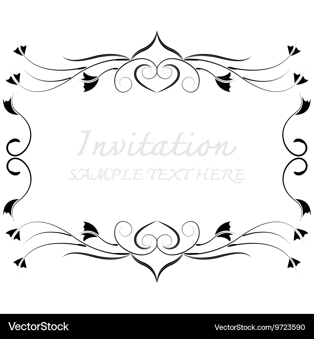 Decorative frames Royalty Free Vector Image - VectorStock