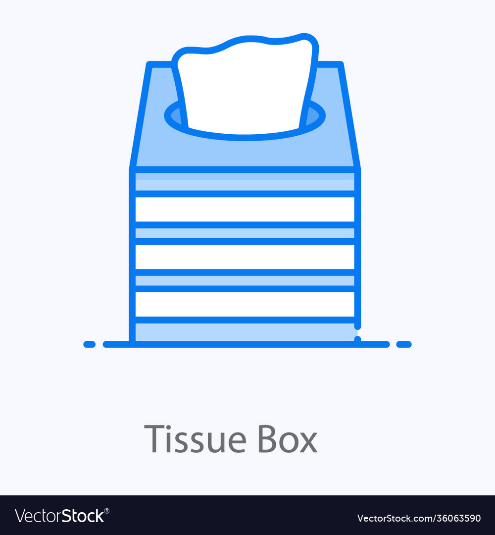 Tissue box Royalty Free Vector Image - VectorStock
