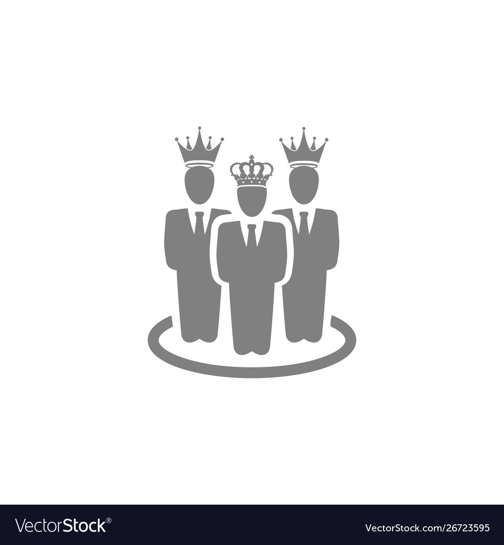 Award business rank success team winner crown Vector Image