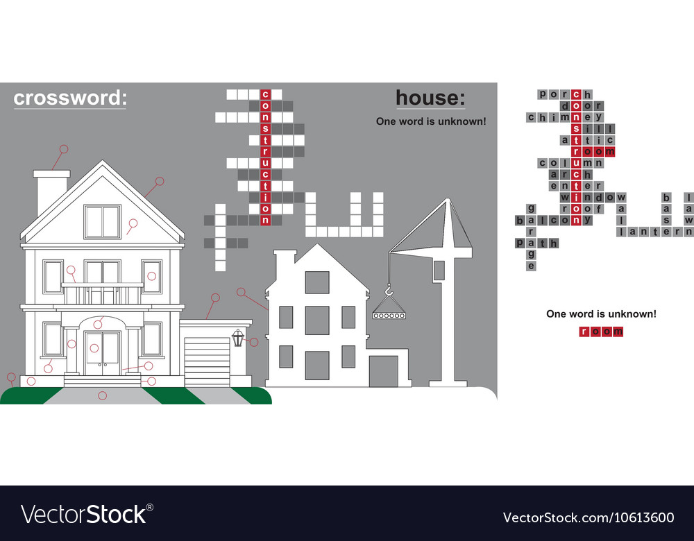 Crossword parts of house and construction