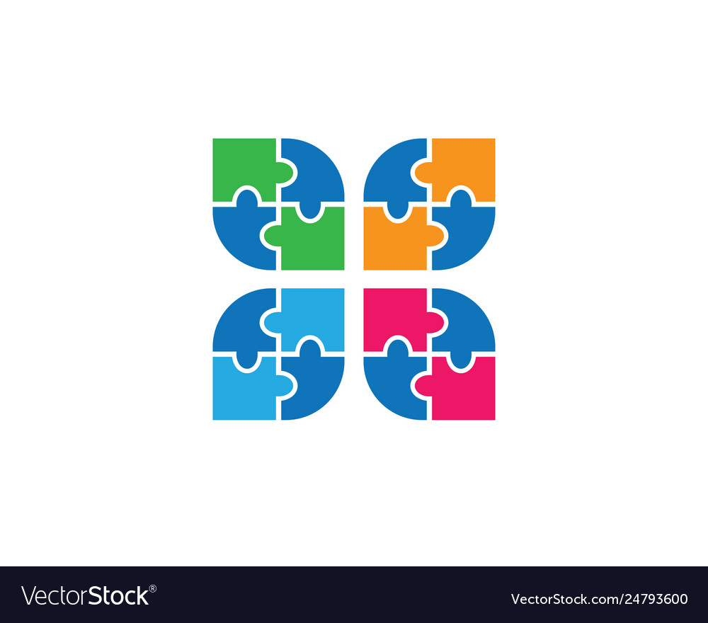 Puzzle icon Royalty Free Vector Image - VectorStock