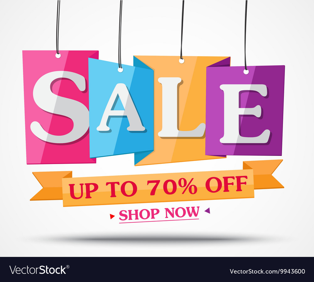 Sale banner and best offer design Royalty Free Vector Image