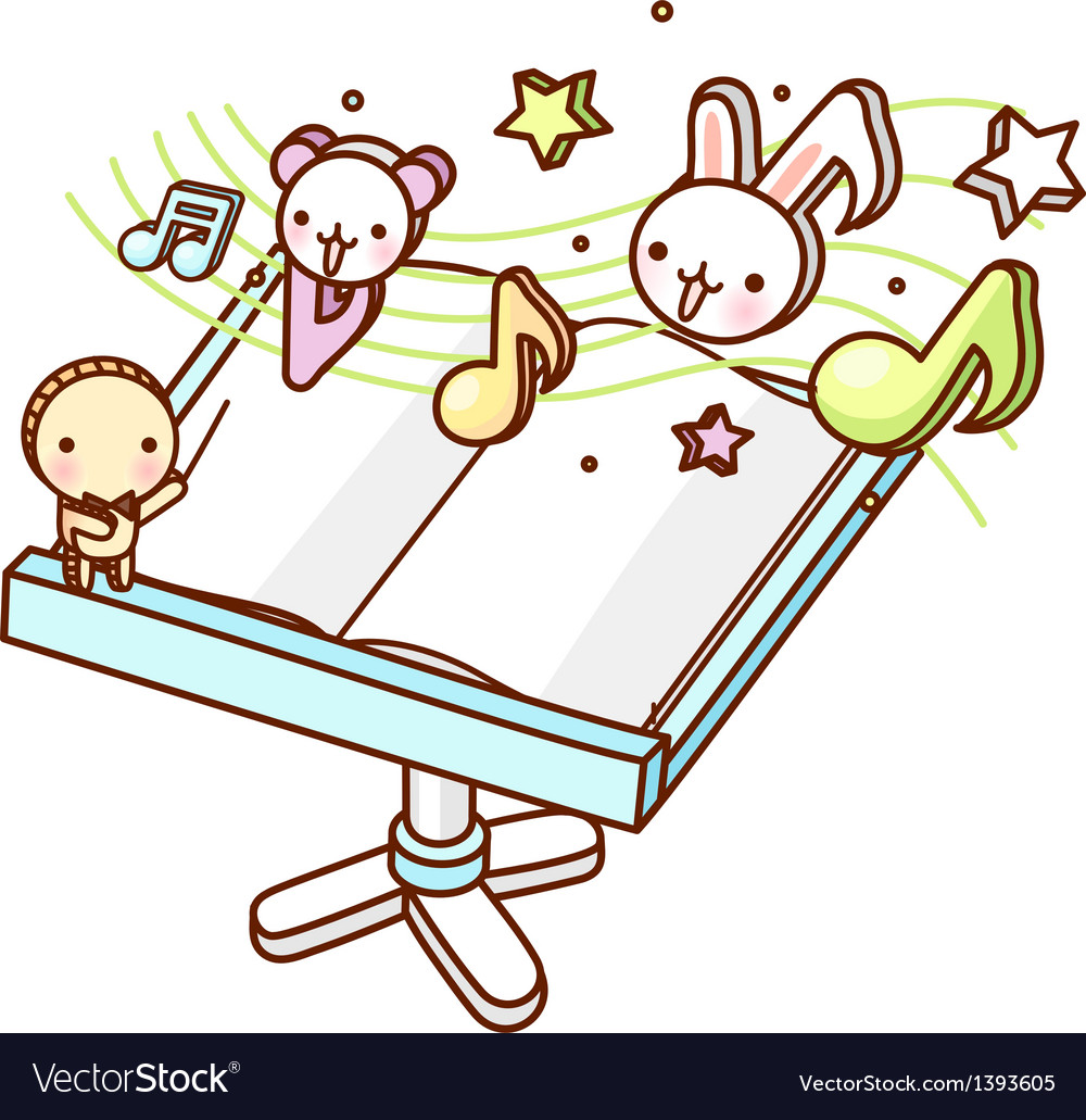 A conductors podium Royalty Free Vector Image - VectorStock