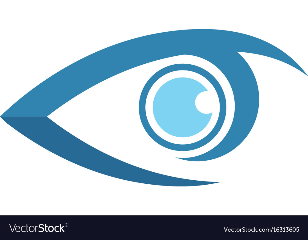 Branding identity corporate eye care logo design Vector Image