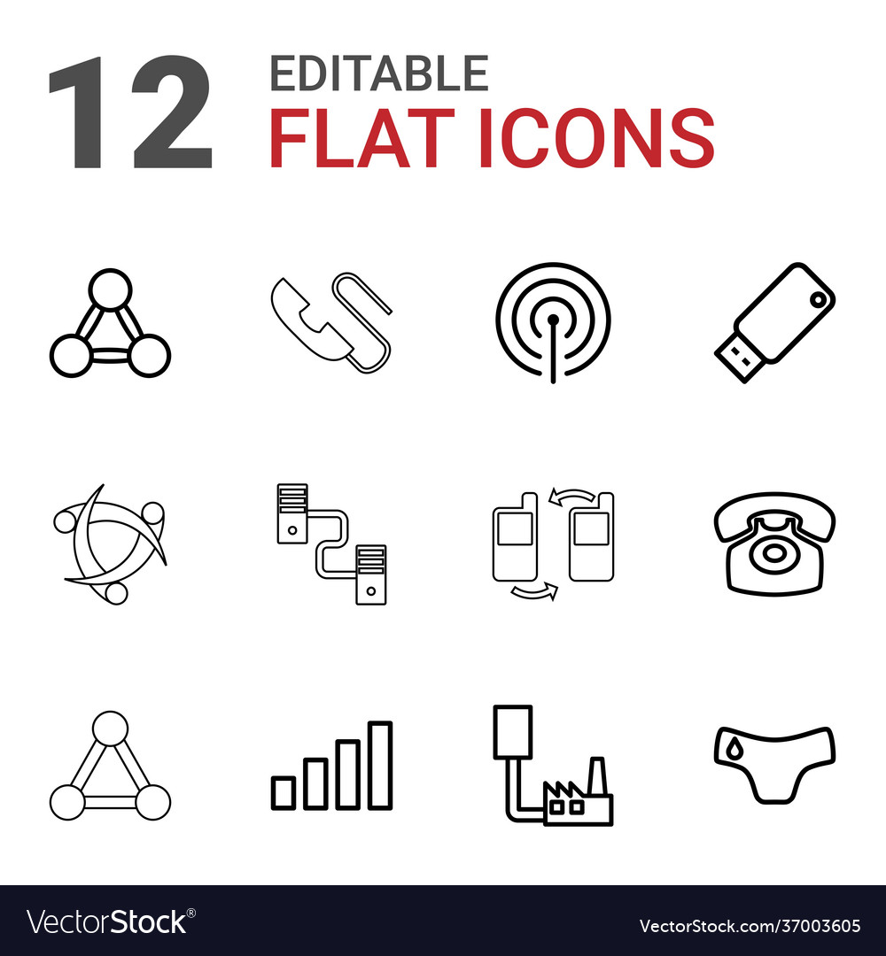 Connect icons Royalty Free Vector Image - VectorStock