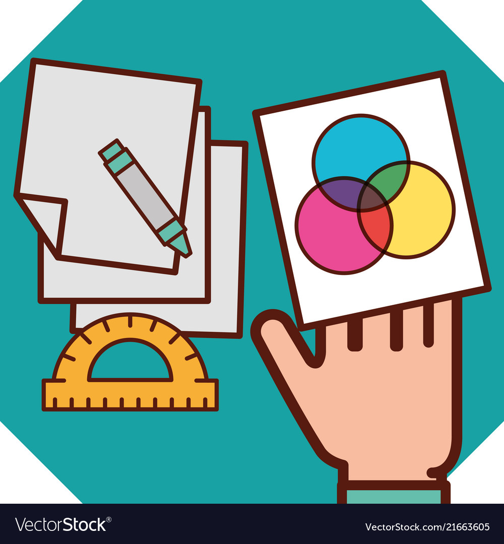 Graphic design concept Royalty Free Vector Image