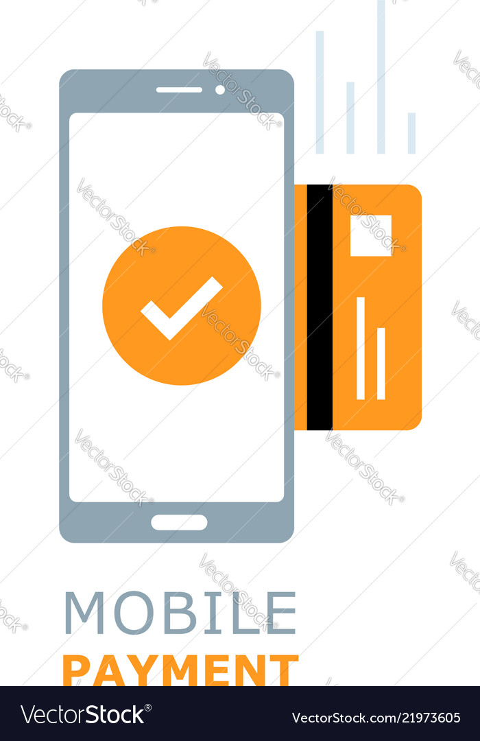 Mobile payment Royalty Free Vector Image - VectorStock