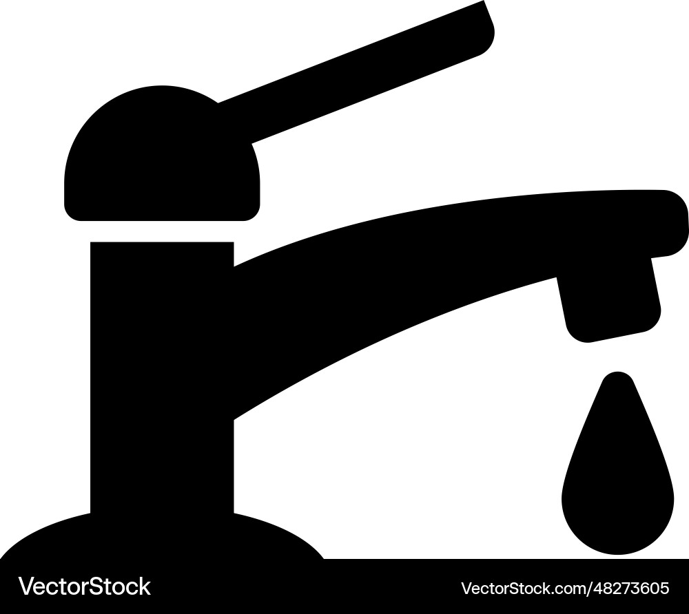 Water faucet icon Royalty Free Vector Image - VectorStock