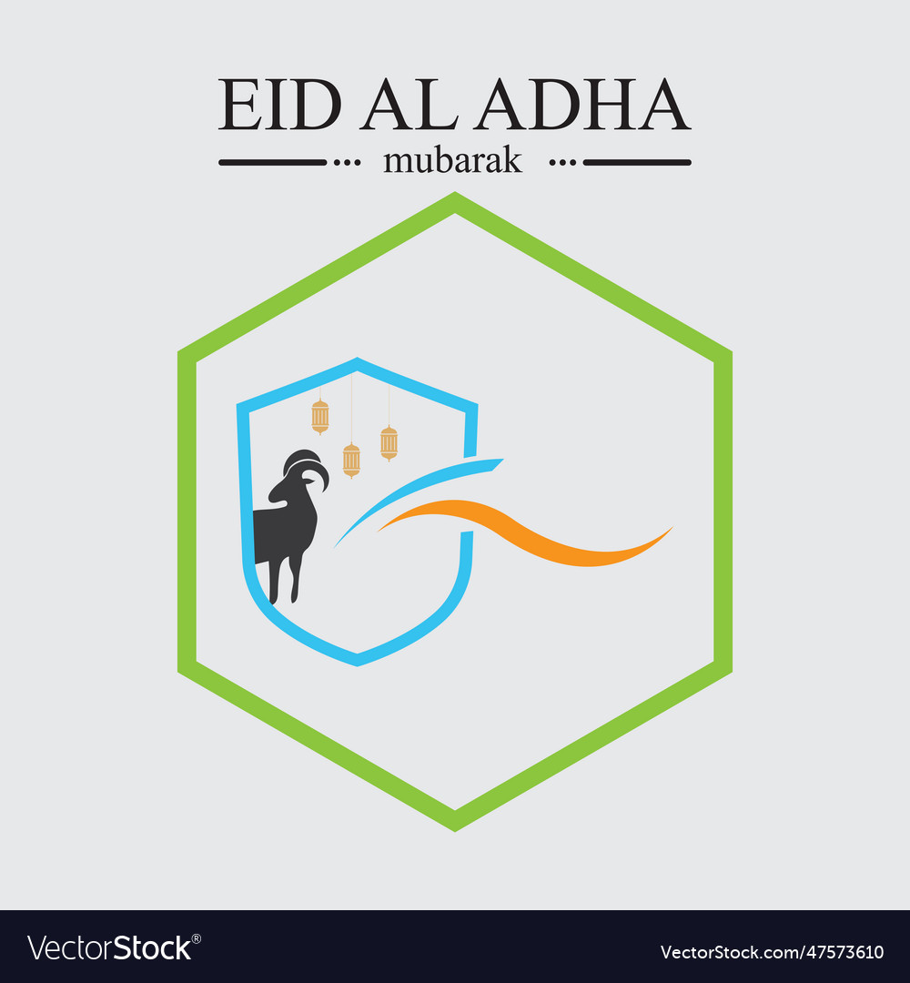 Graphic of eid al adha logo design