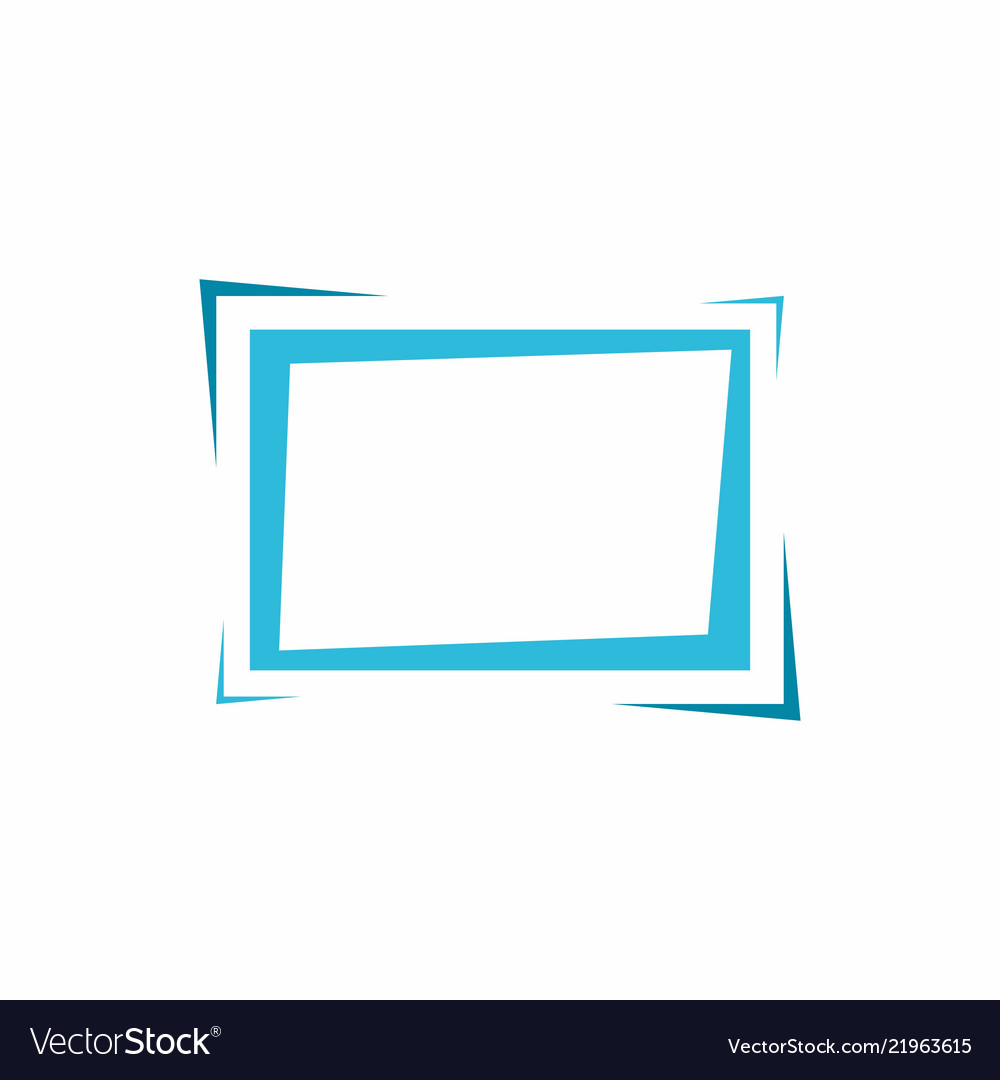 Bright frame for text or banner web design