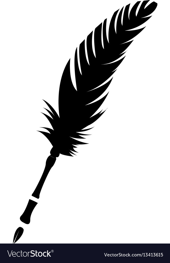 Isolated feather icon