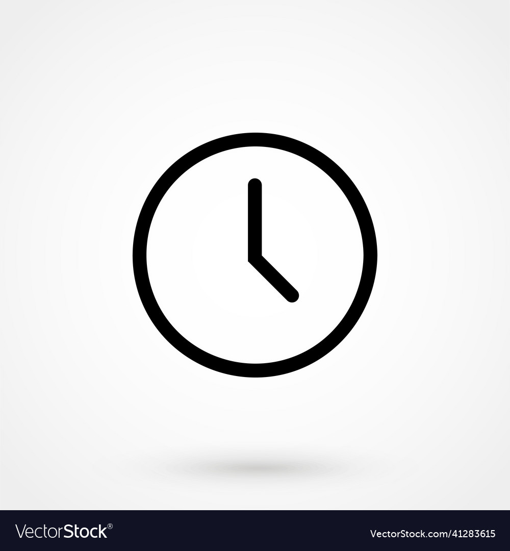 Stop time icon Royalty Free Vector Image - VectorStock