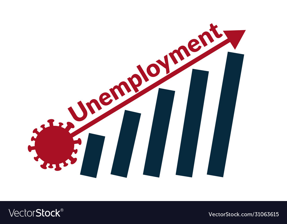 Unemployment Concept Template For Background Vector Image