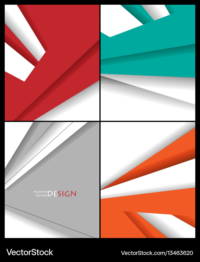 Backgrounds set Royalty Free Vector Image - VectorStock