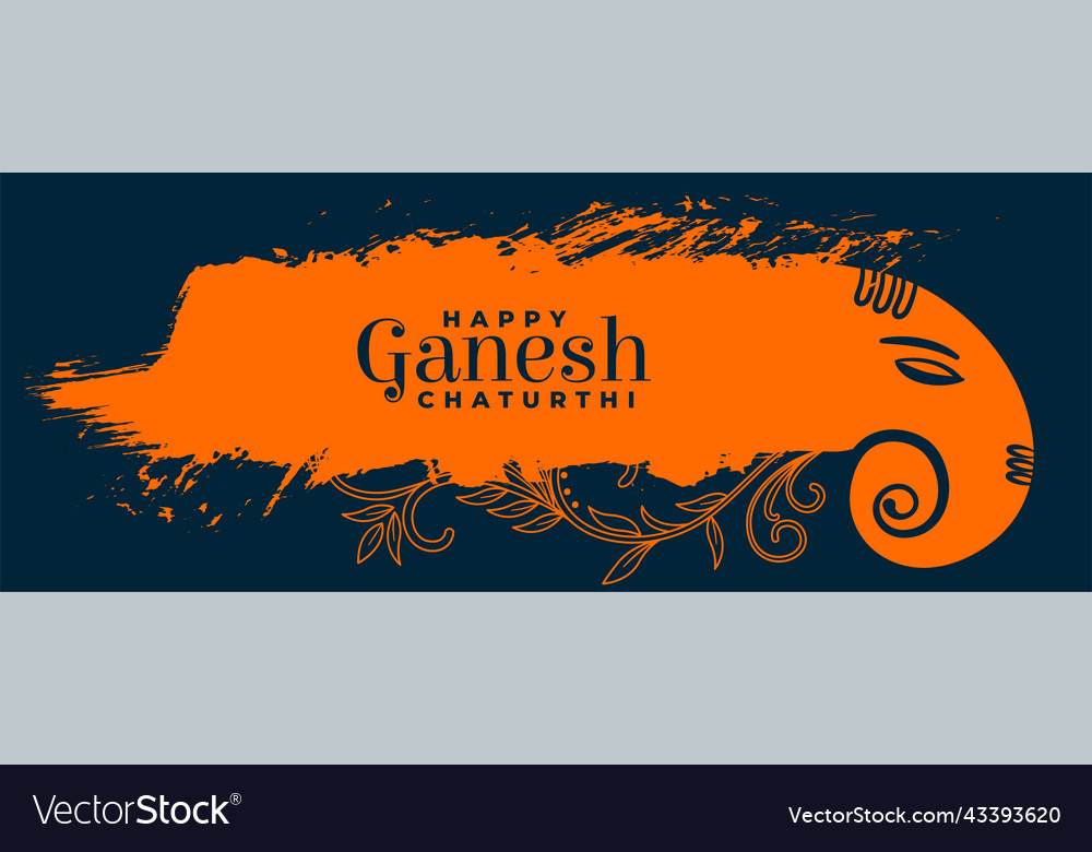 Stilvolle Lord ganesha Design für ganesh chaturthi