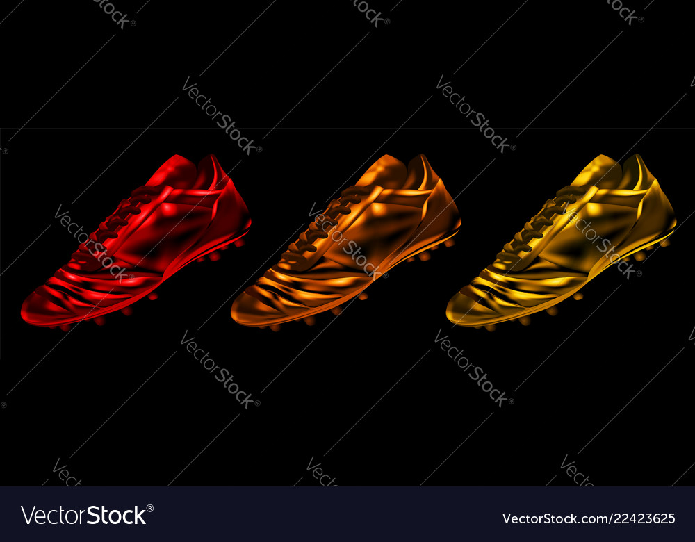colorful football boots