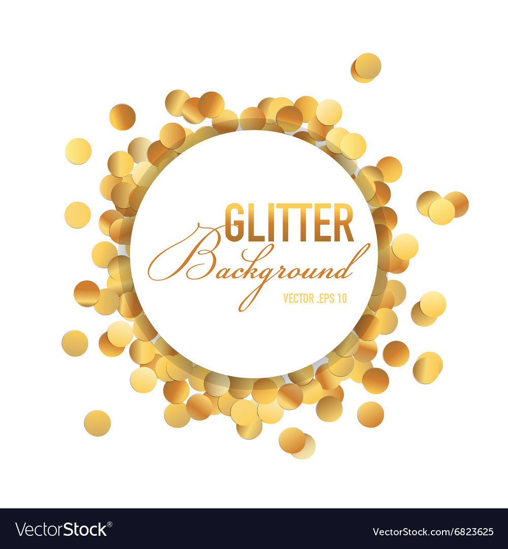 Golden glitter background