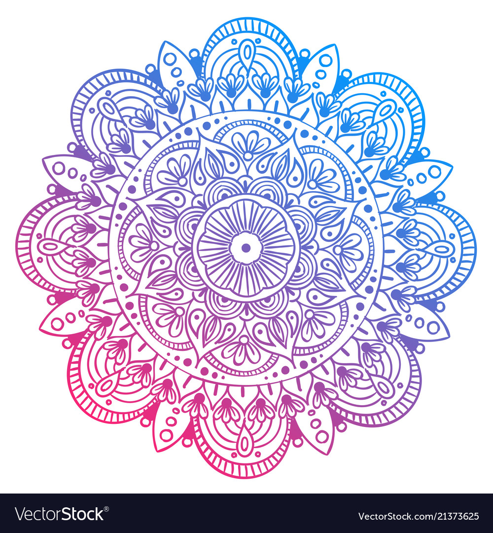 Mandala Designelement runde Ornamente