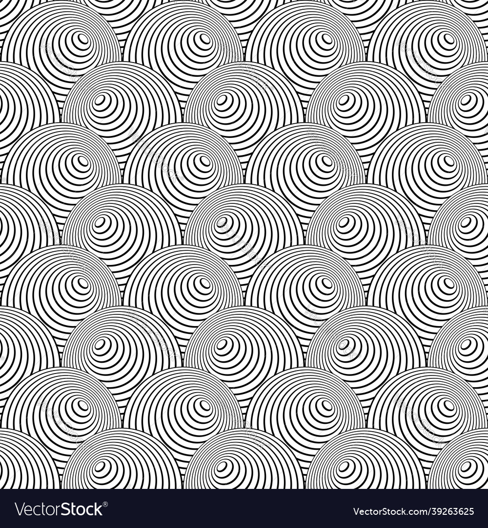 Seamless op art pattern