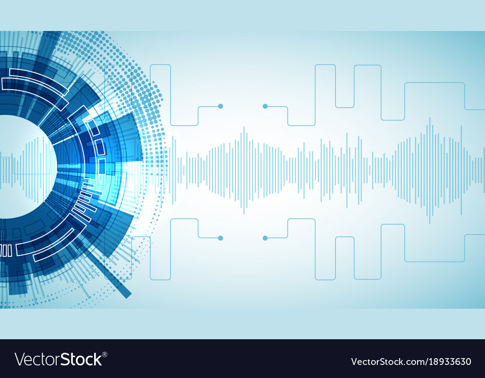 Technology futuristic digital background Vector Image