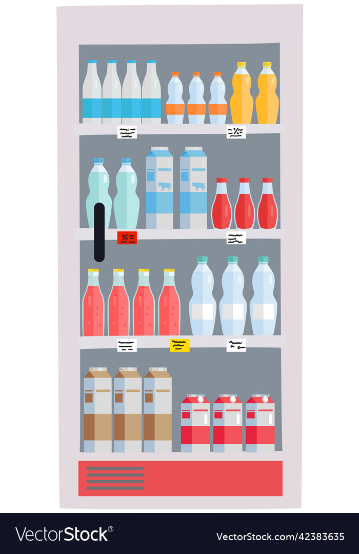 Cooling equipment for supermarket grocery store