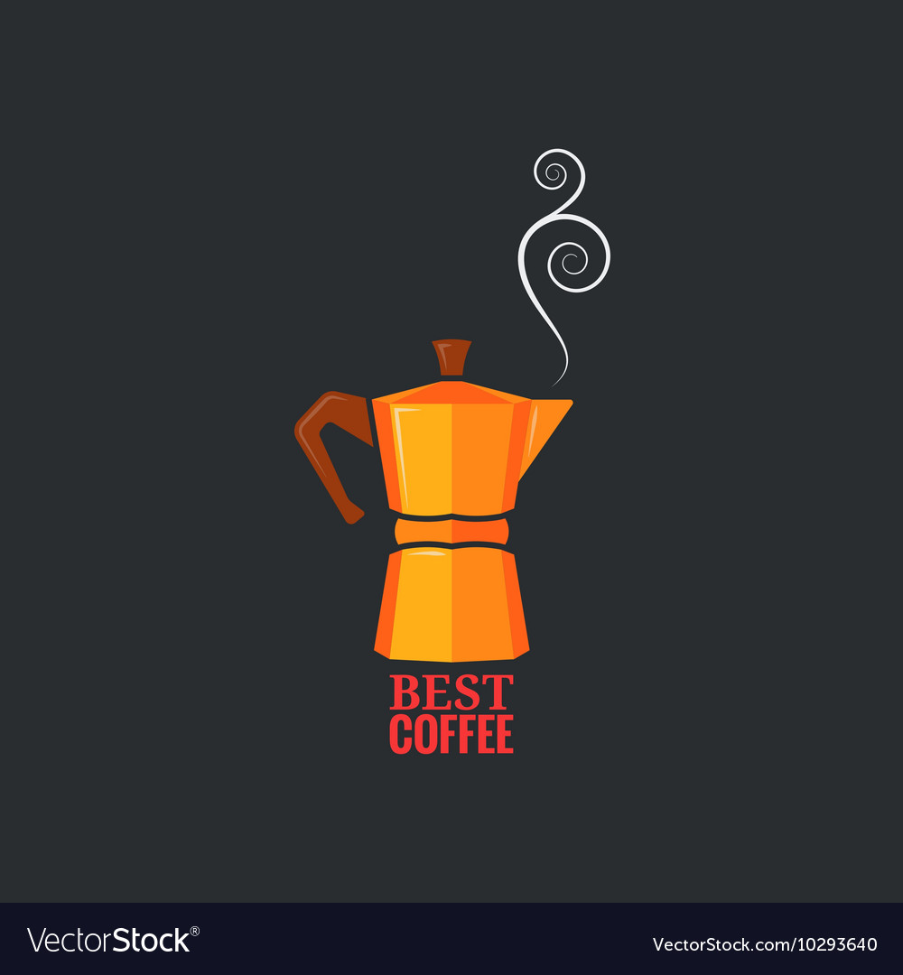 Retro coffee pot Royalty Free Vector Image - VectorStock