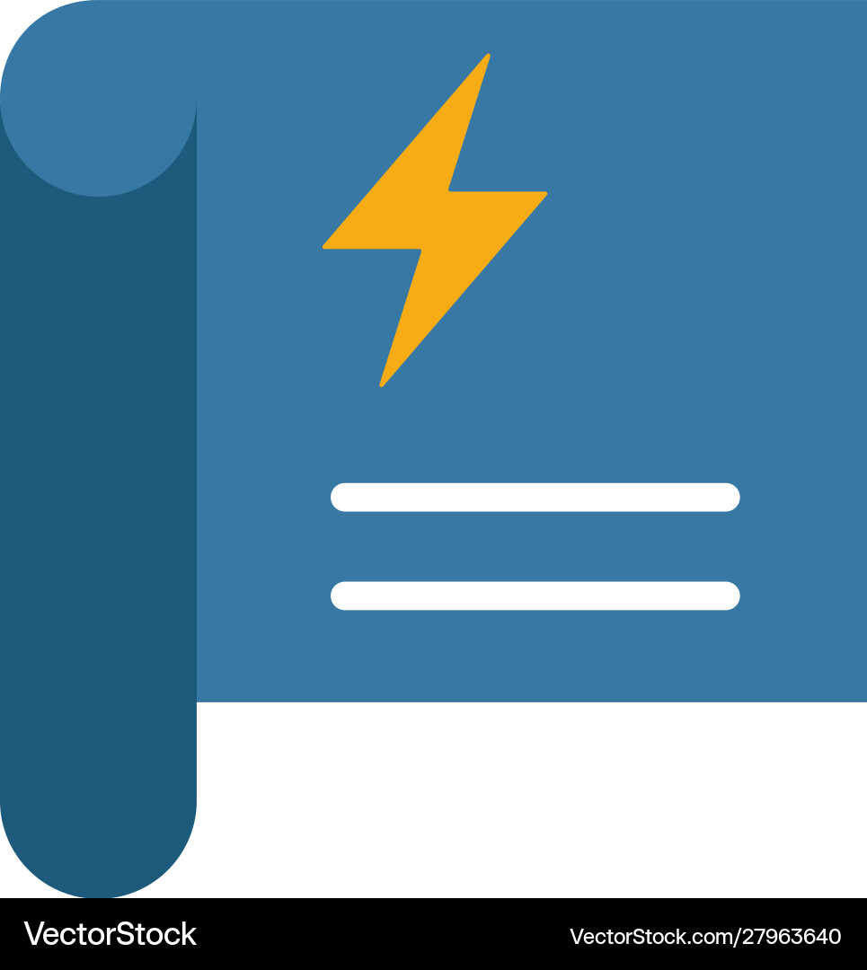 Energy development icon simple flat element from Vector Image