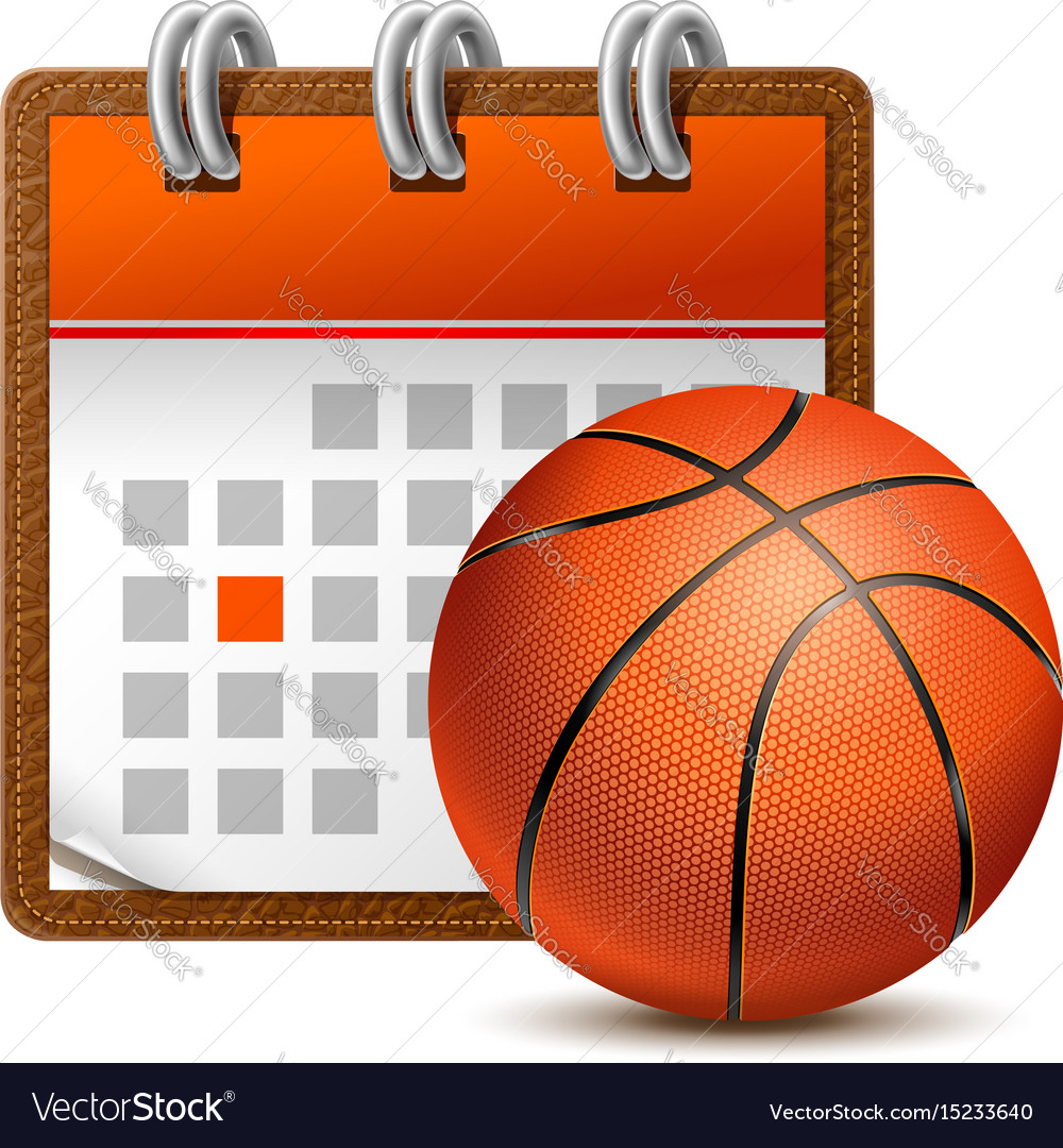 Sport calendar Royalty Free Vector Image - VectorStock