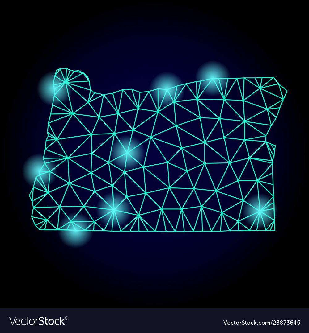 Polygonal carcass mesh map oregon state