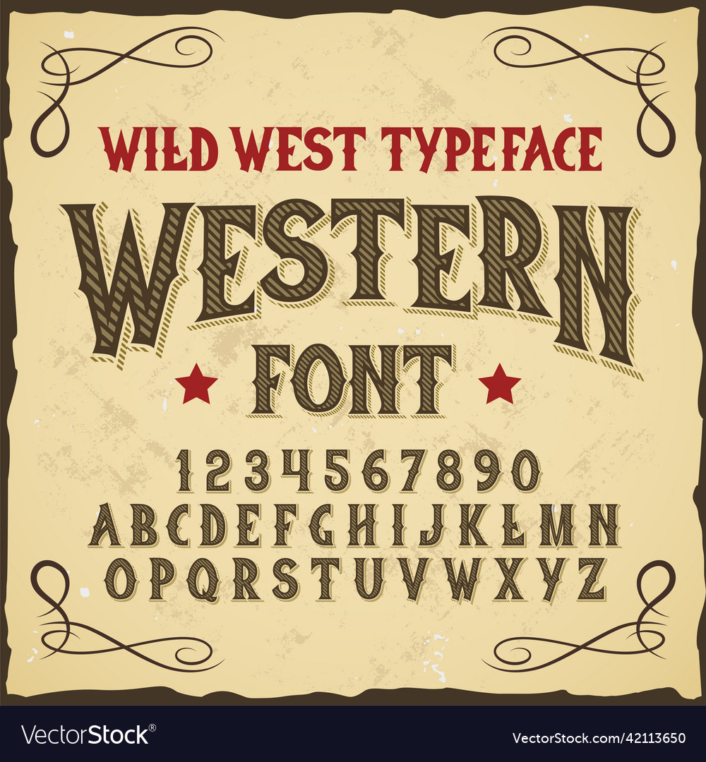 Good handcrafted font for any label design Vector Image