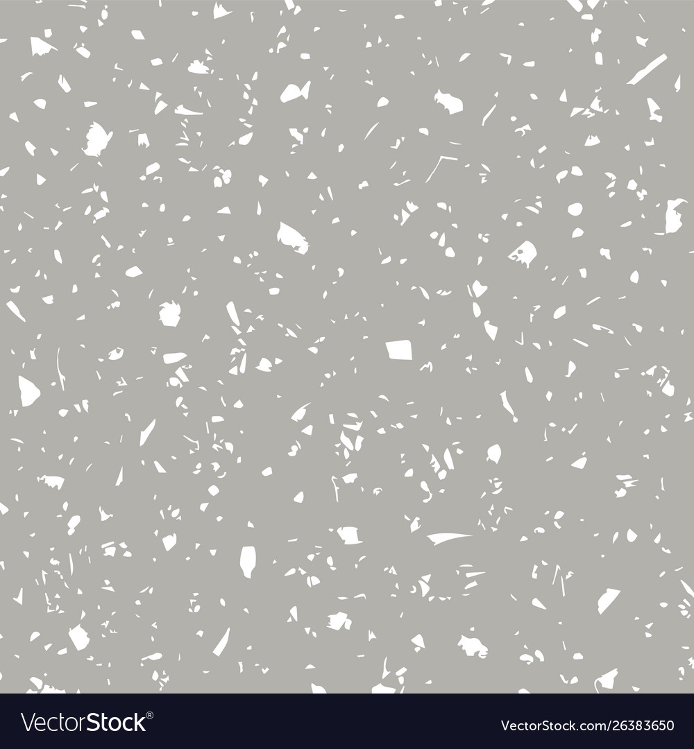 Terrazzo seamless pattern in monochrome hues