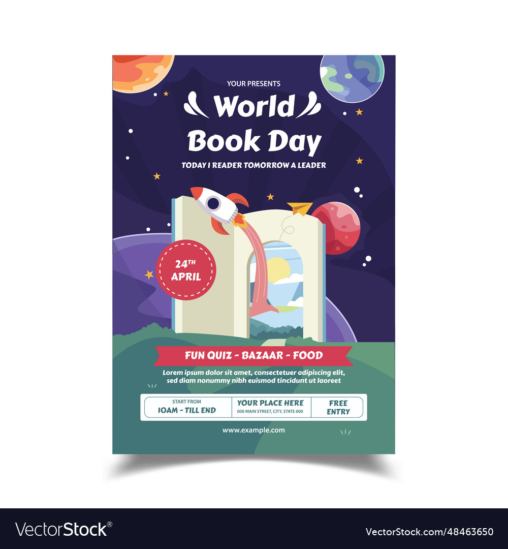 World book day flyer