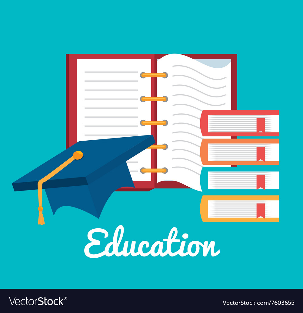 Education concept design Royalty Free Vector Image