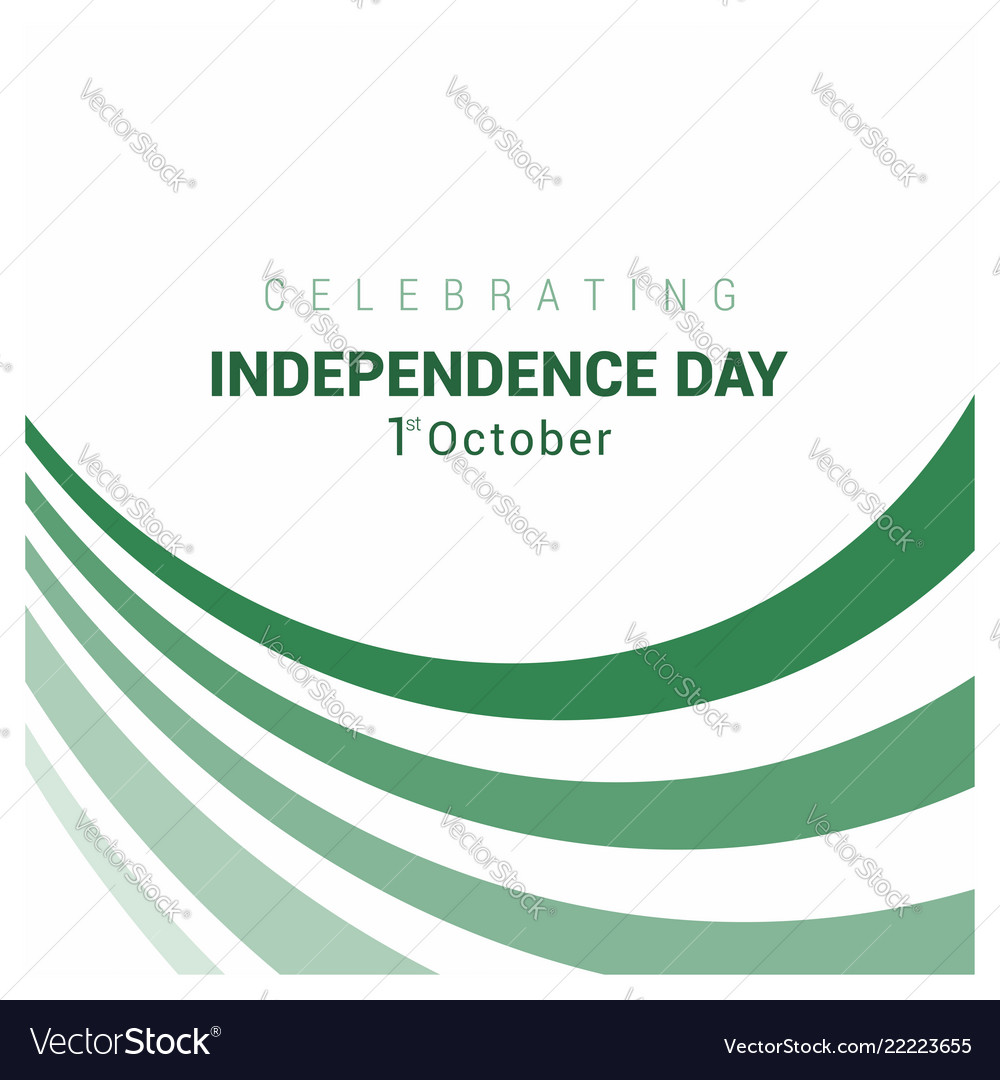 Nigeria independence day design