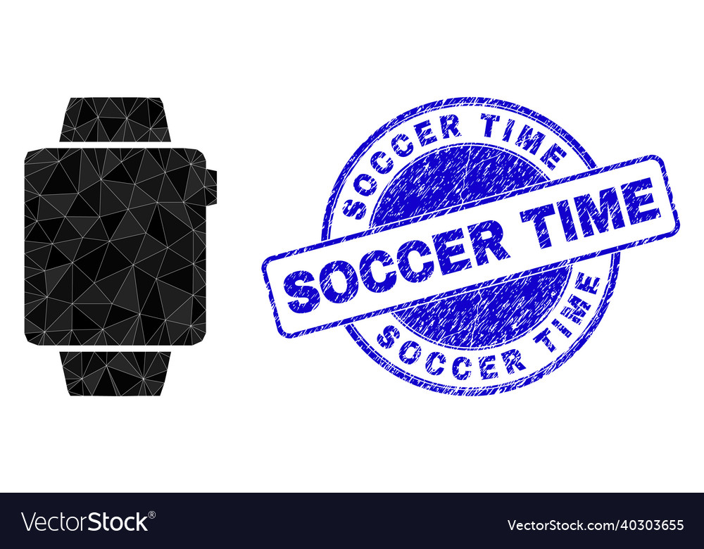 Rubber soccer time round stamp and smart watches