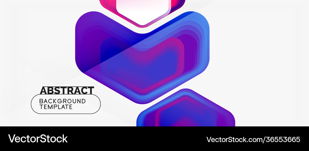 3d arrow geometric composition abstract Royalty Free Vector