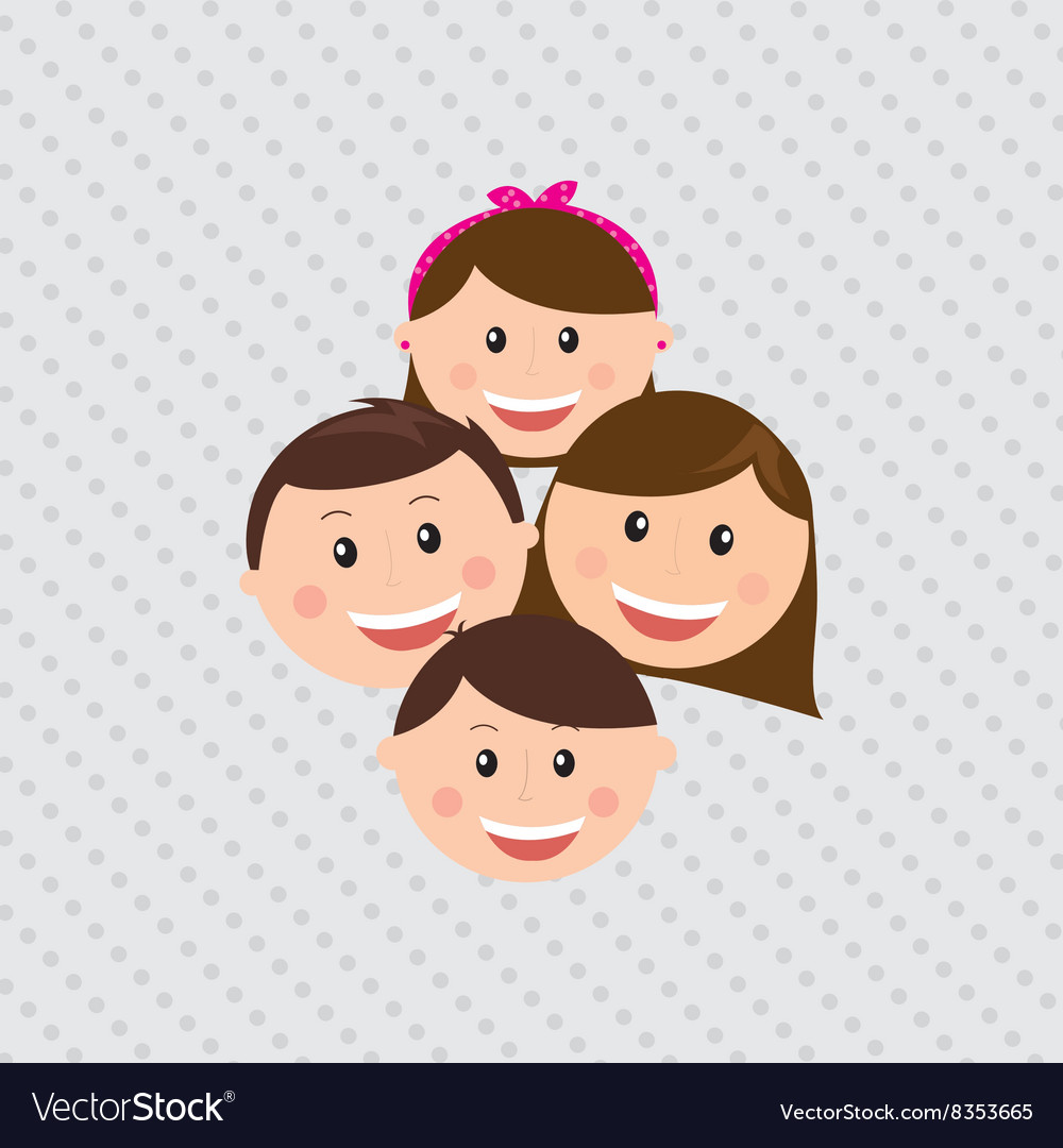 Family love design Royalty Free Vector Image - VectorStock