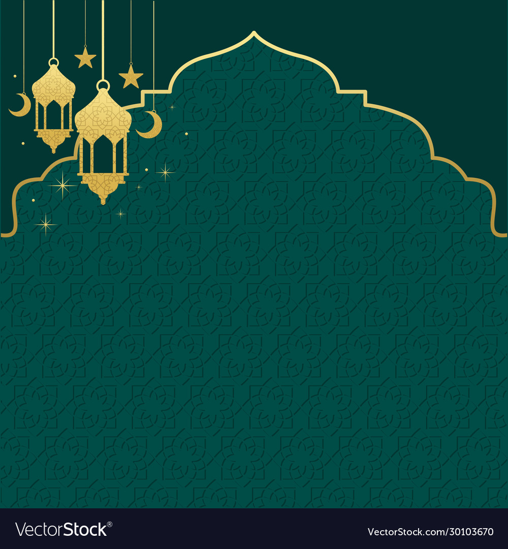 Islamic background design for ramadan kareem Vector Image