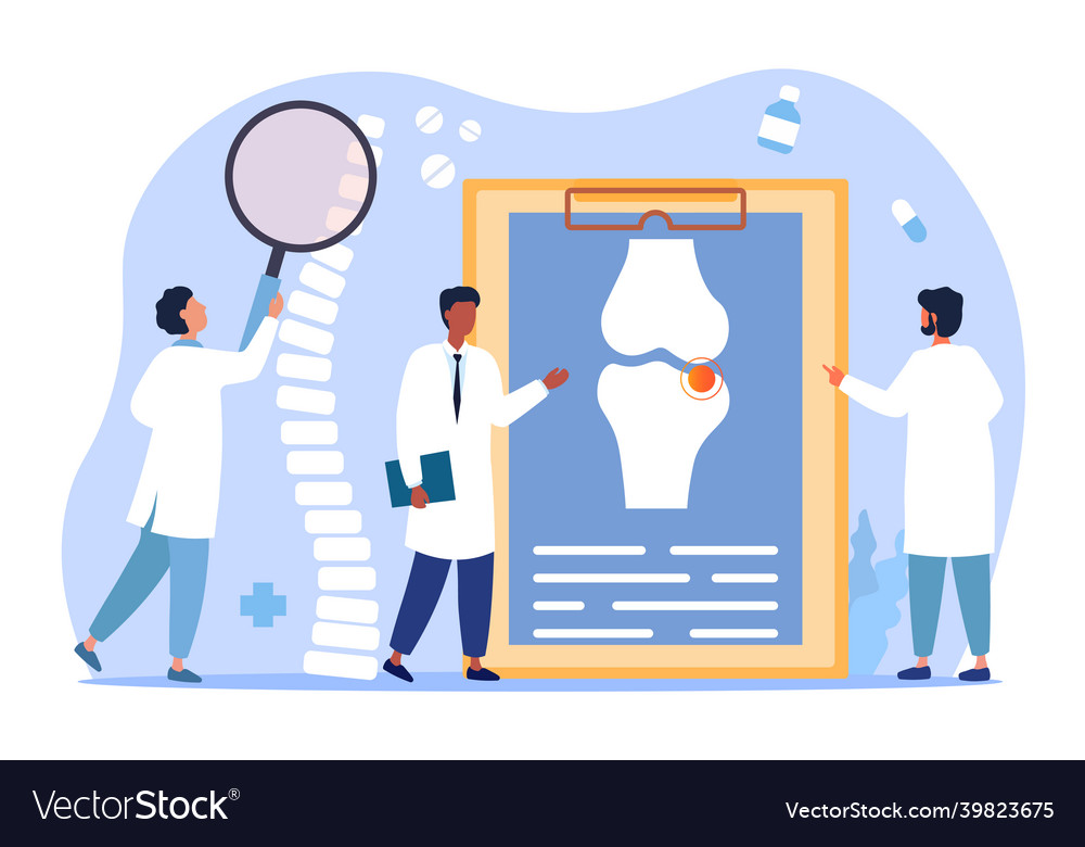 Osteoporosis concept Royalty Free Vector Image