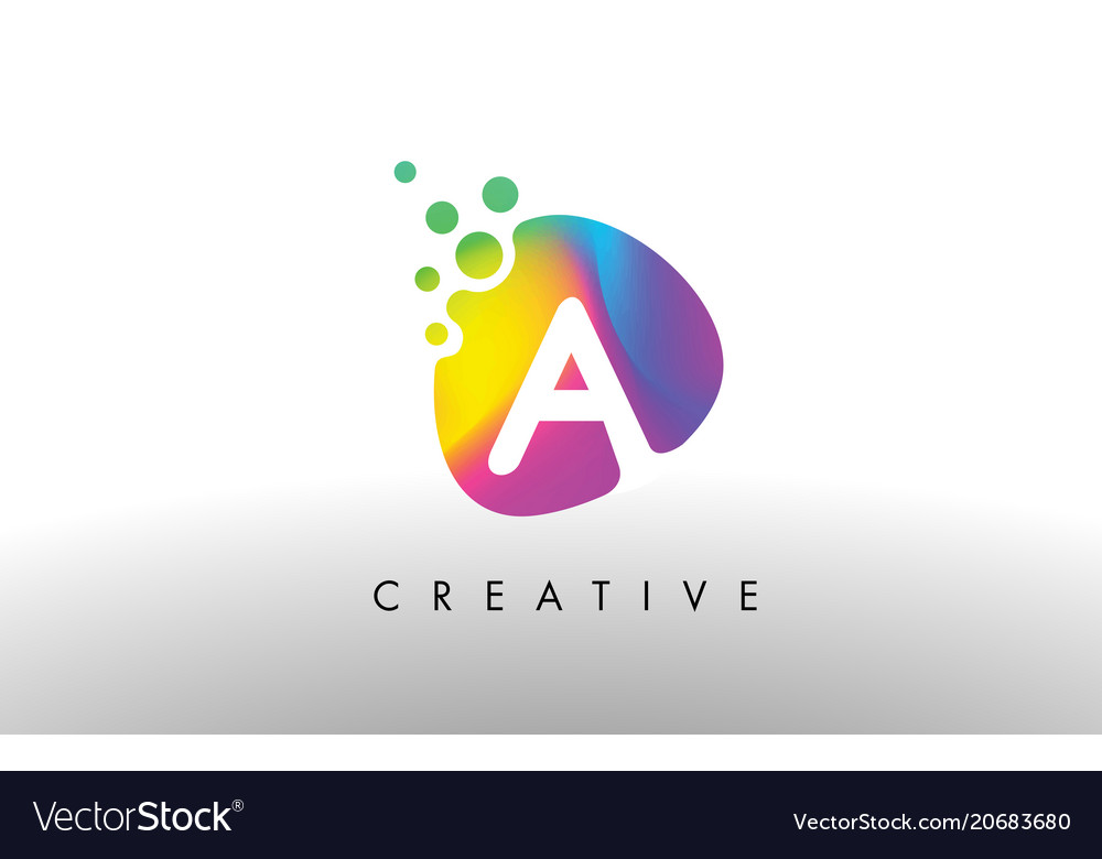 A colorful logo design shape purple abstract