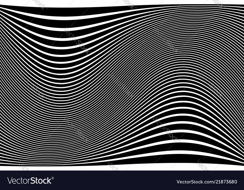 Abstrakte wavy Linien Design