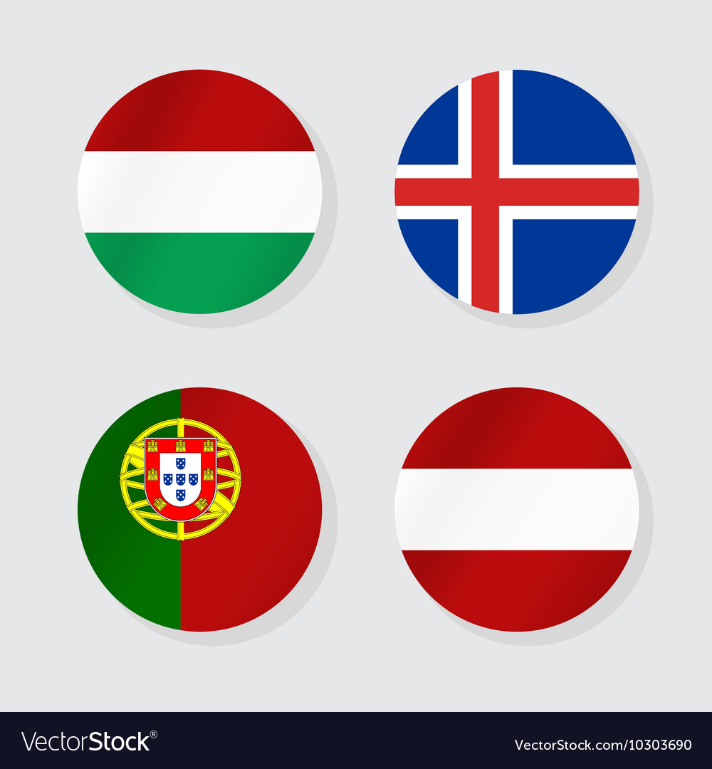 Flags of europe Royalty Free Vector Image VectorStock