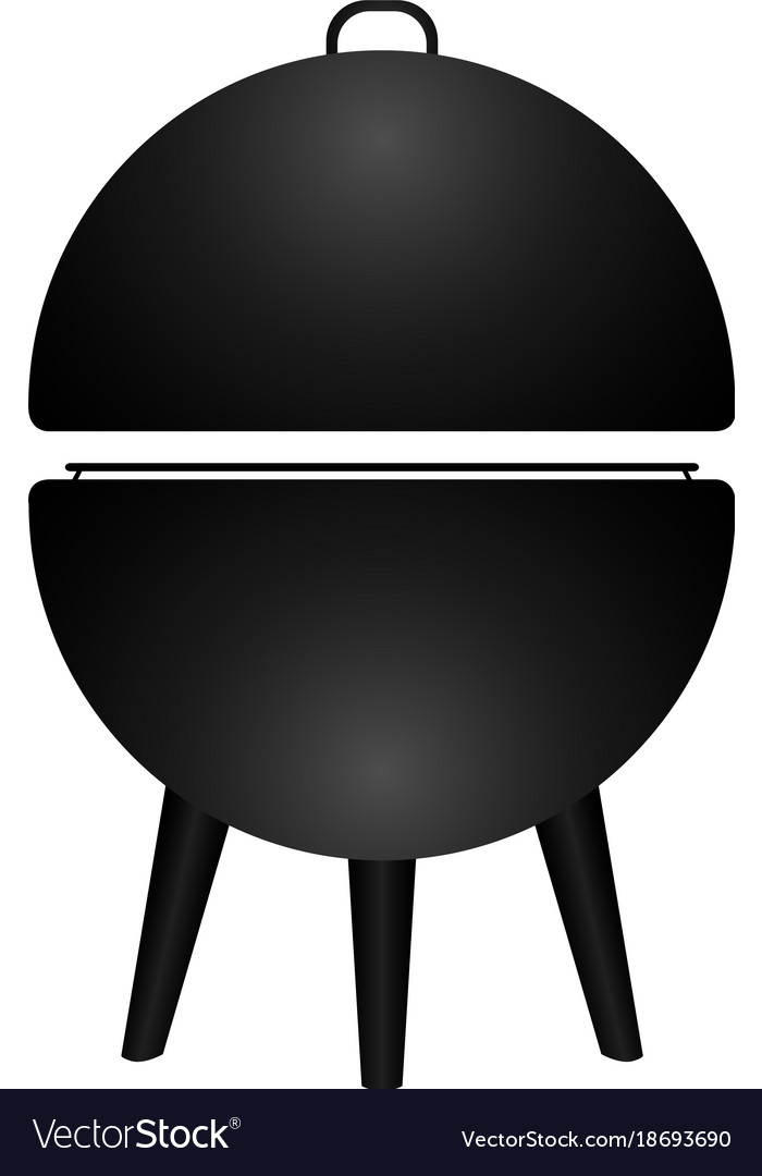 Isolated barbecue grill