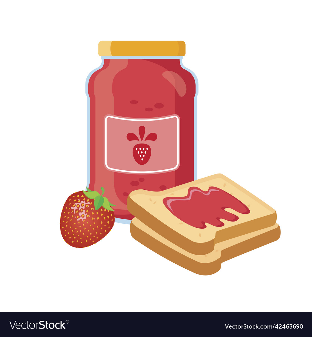 Toast And Jam Clipart