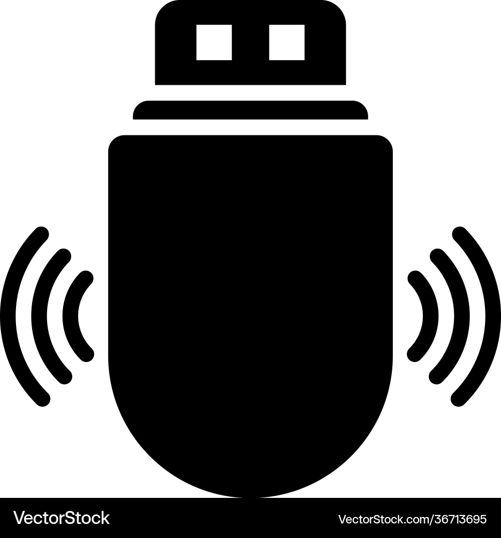Wireless usb Royalty Free Vector Image - VectorStock