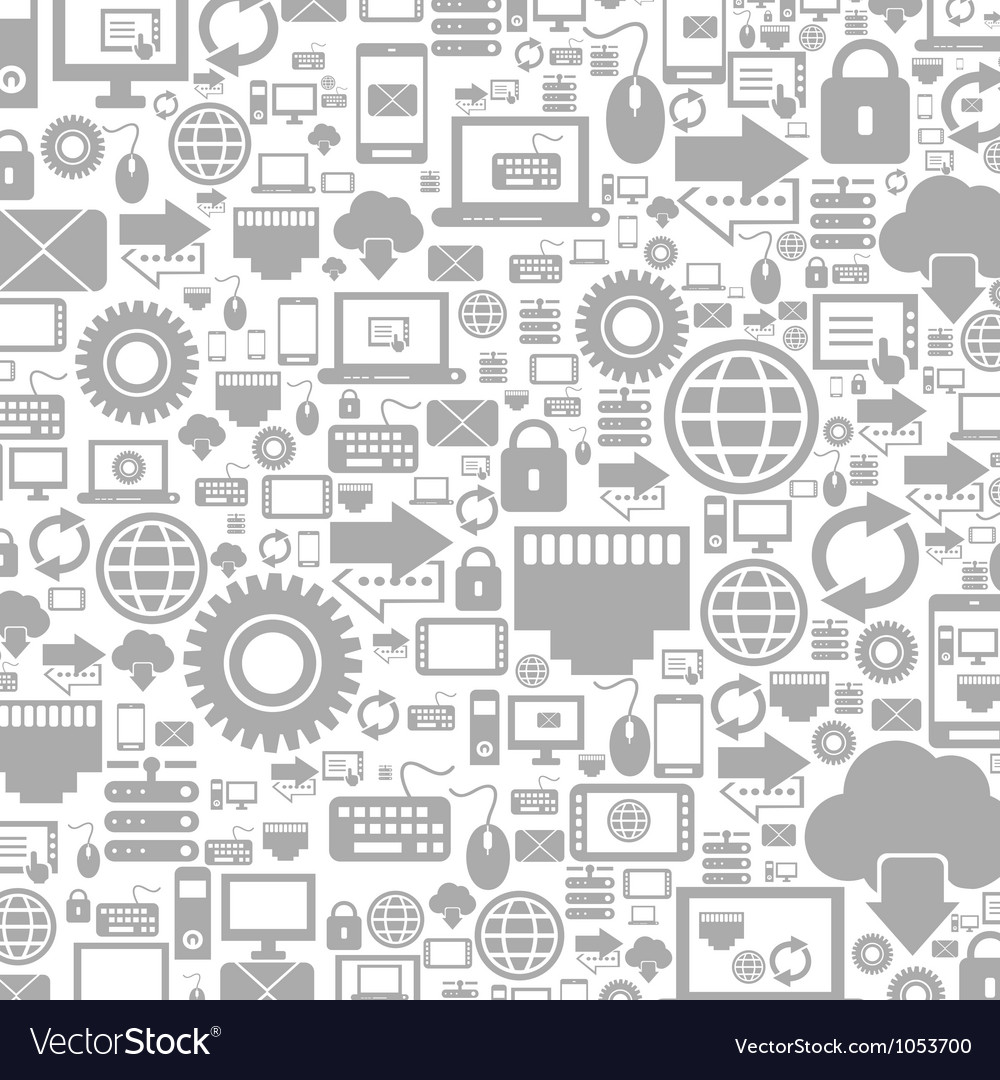 Background the computer Royalty Free Vector Image