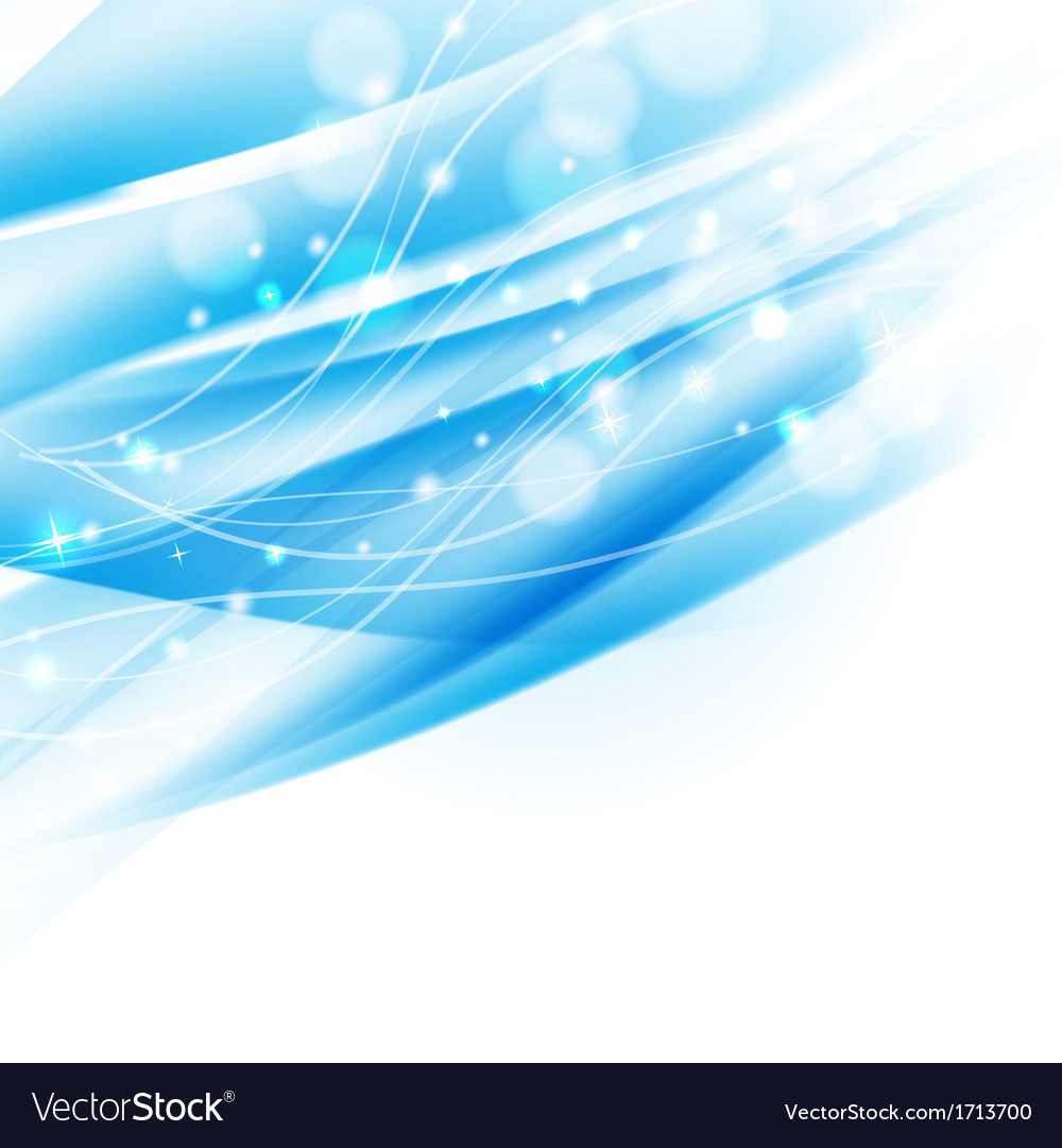 Blue abstract shiny background Royalty Free Vector Image
